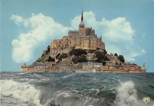 BR53273 L Bedeutung des marees Mont saint Michel Frankreich