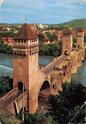 BT6015 Le pont Valentre Cahors Frankreich