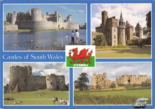 BR91046 Cardiff Castle Chepstow Caerphilly Raglan Wales