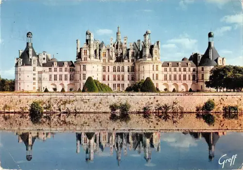BT7879 Le chateau de Chambord Fassade Nord France