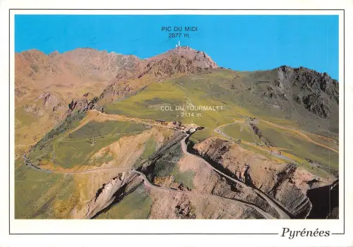 BF1397 route du tourmalet pic du midi France