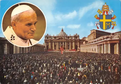 BT1526 roma piazza s pietro italien papa papst heiliger vater