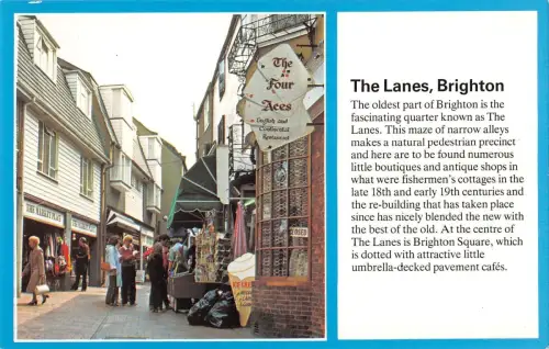 BR66837 the lane brighton uk 14x9cm
