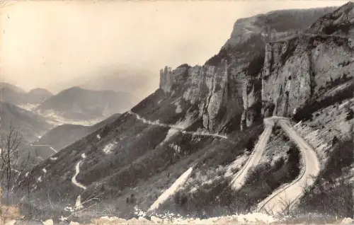 BR52025 Vercors le col de rousset descente sur die France