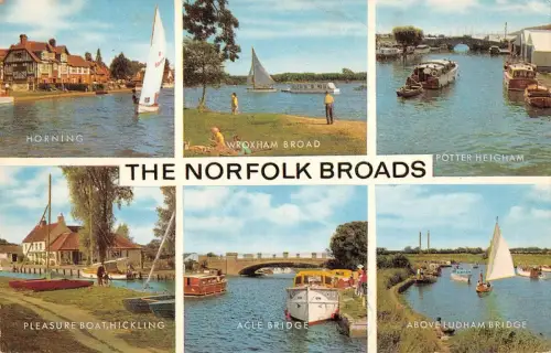 B101288 the norfolk broads uk 14x9cm