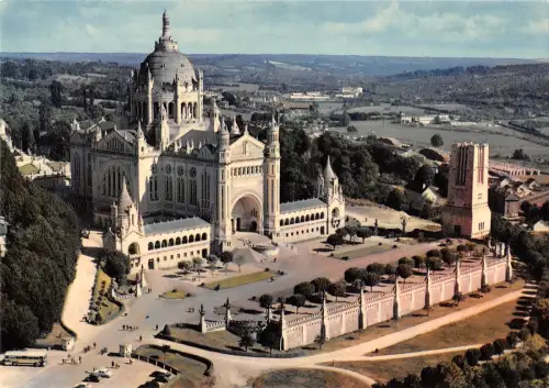 BR54497 La basilique et la vallee de l Orbiquet Lisieux france