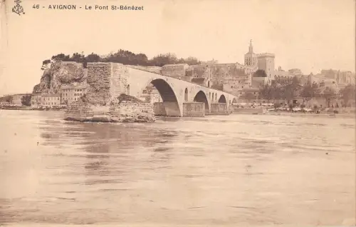 BF9843 avignon le pont st benezet france Frankreich