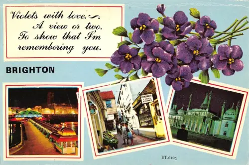 BR66222 brighton uk 14x9cm