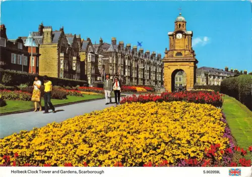 B96723 holbeack clock tower and gardens scarborough uk