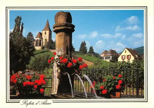 BT3342 La fontaine legendaire de Ste Huna et l eglise fortifiee de France