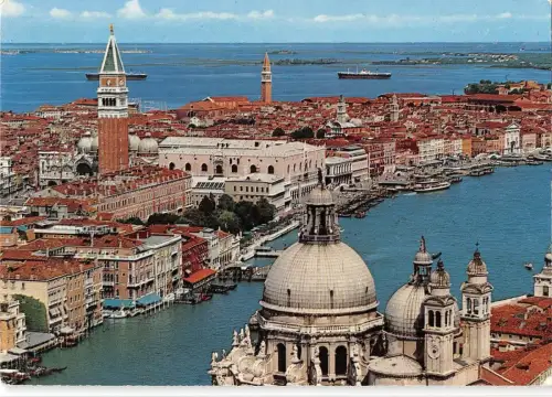BT1691 venezia veduta aerea del bacino di s marco italy