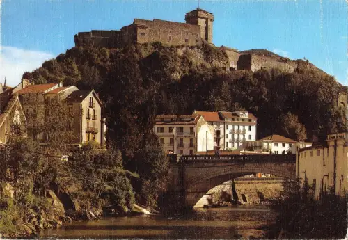 BT4878 Lourdes chateau fort et le pont st michel France