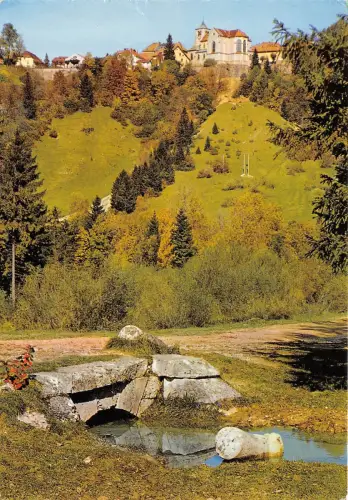 BR30370 Jougne le bas du village vu de la valle de la jougnena Frankreich
