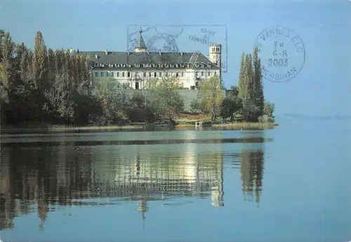 BF1083 abbye de hautecombe sur les bords du lac du bourget Frankreich