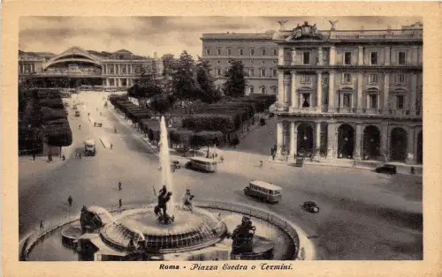 Br34114 Roma Piazza Esedra e Termini Italien