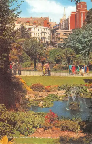 BR66181 Central Gardens Bournemouth UK 14x9cm