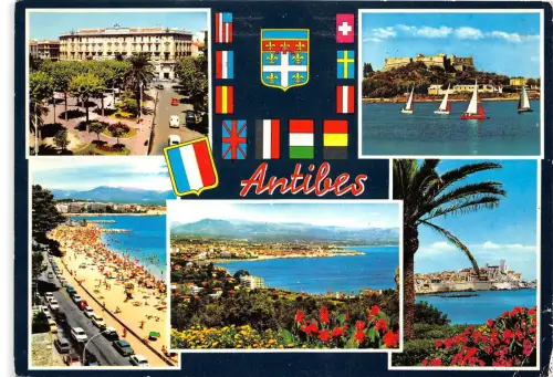 BR29590 Antibes Le plage generale de Gaulle france