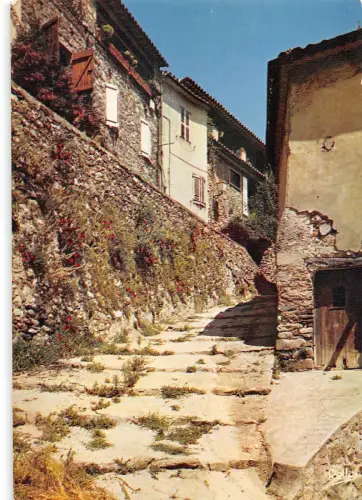 BR50385 Grimaud une rue du vieux village Frankreich