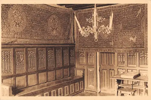 BF9457 petit salonboiseries pentes chateau de langeais france Frankreich