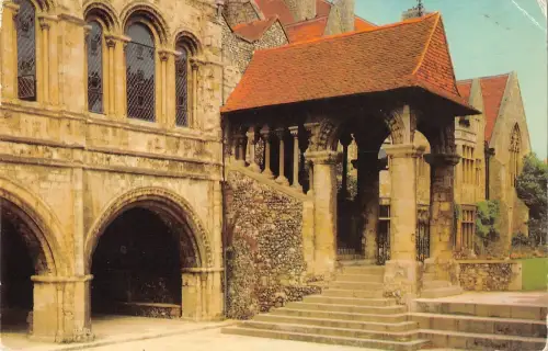 B103393 the norman treppe king s school canterbury uk