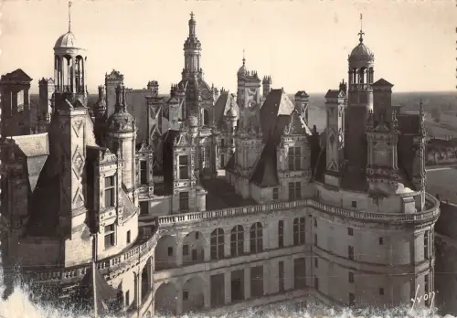 BR51784 Chambord le chateau combles et terrasse circulaire Frankreich