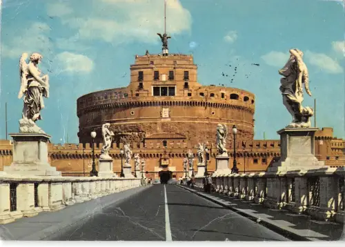 BT1567 roma ponte e castel s angelo italy