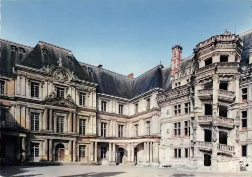 BR54870 Blois la cour d honneur du chateau france