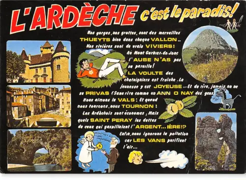 BR50387 L ardeche c est le paradis Frankreich