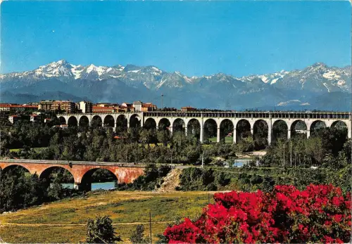 BT0574 Cuneo viadotto soleri e ponte vecchio Italien