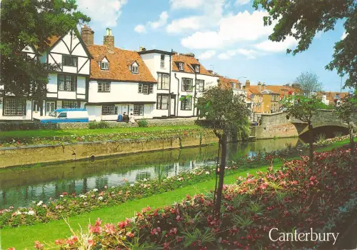 BR90949 the river stour and westgate gardens canterbury uk