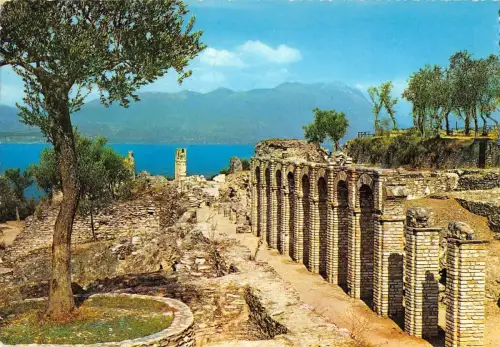 BT044 Sirmione grotte di catullo lago di garda Italien