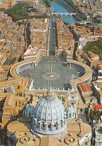 BR77050 vaticano s pietro dall aereo italy