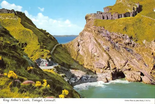 BR67088 King S Arthur Castle Tintagel Cornwall UK 14x9cm