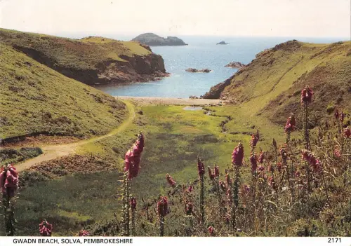 BR89357 gwand beach solva pembrokeshire wales