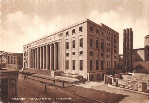 BR49973 Palazzo poste e telegrafi palermo Italien