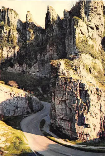 BR75931 Cheddar Gorge the Pinnacle and Castle Rock UK