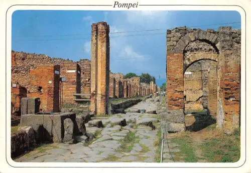 BF672 Pompei la via stabiana Italien