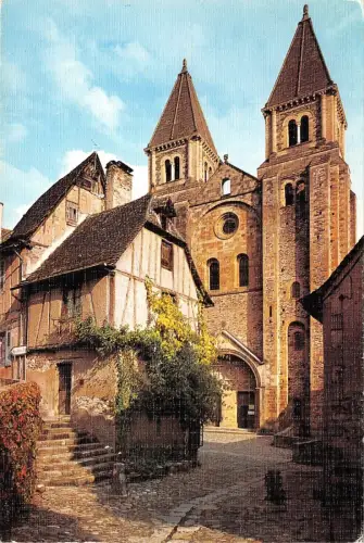 BF1354 conques en rouergue basilique ste foy Frankreich