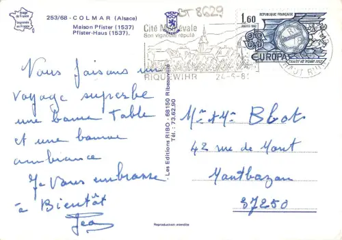 BT8629 Colmar maison pfister France