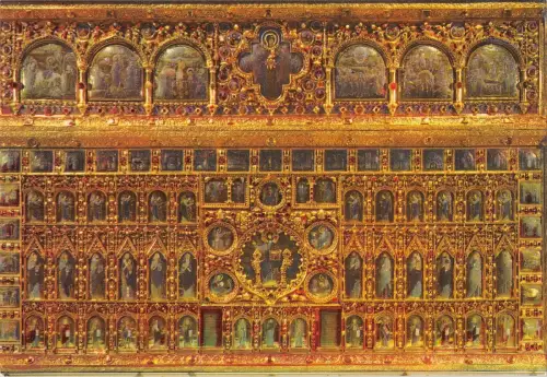 BT1859 venezia basilica di s marco la pala d oro italy