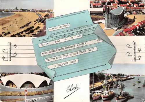 BT6278 Royan la plage et le dront de mer France