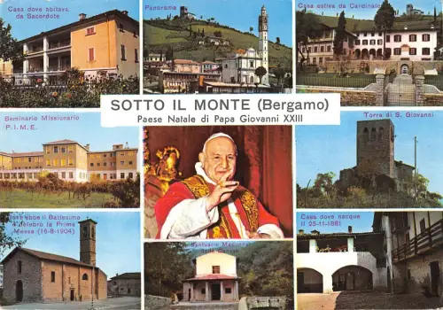 BT2862 Sotto il Monte paese Natale di papa giovanni Bergamo Italien