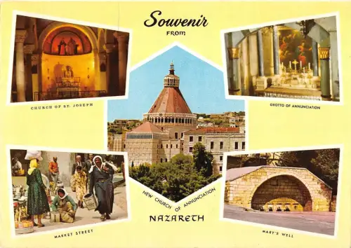B95409 Multi Views Souvenir aus Nazareth Israel