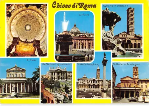 BT1610 chiese di roma s maria maggiore s paolo s pietro italy