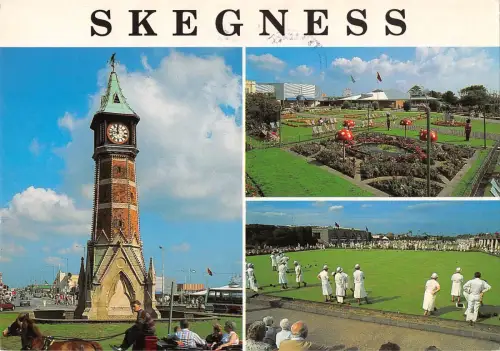 B102847 Skegness Kompass Gärten Botschaft Gärten UK