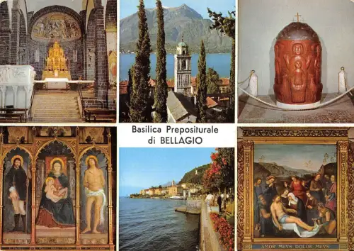 BT0516 Basilica praopositurale dui bellagio r como Italien