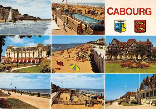 BT5738 Cabourg divers aspects de la plage France