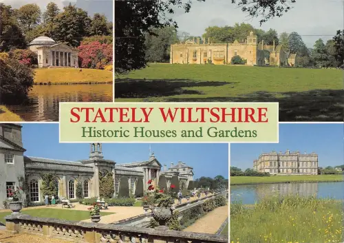 BR76402 stattliche historische Häuser und Gärten Wiltshire UK