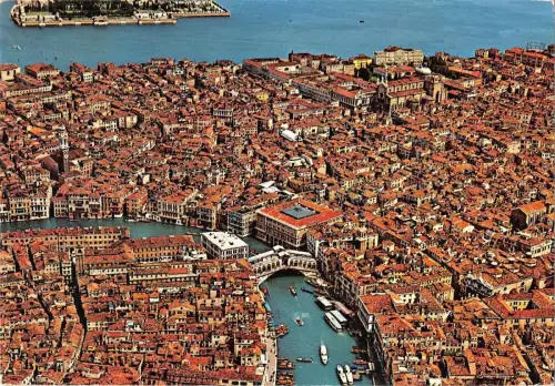 BR76787 venezia ponte di rialto veduta aerea italy
