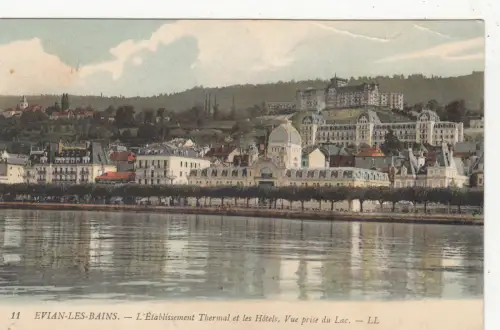 bg24326 evian les bains l etablissement thermal et les hotels france PCA
